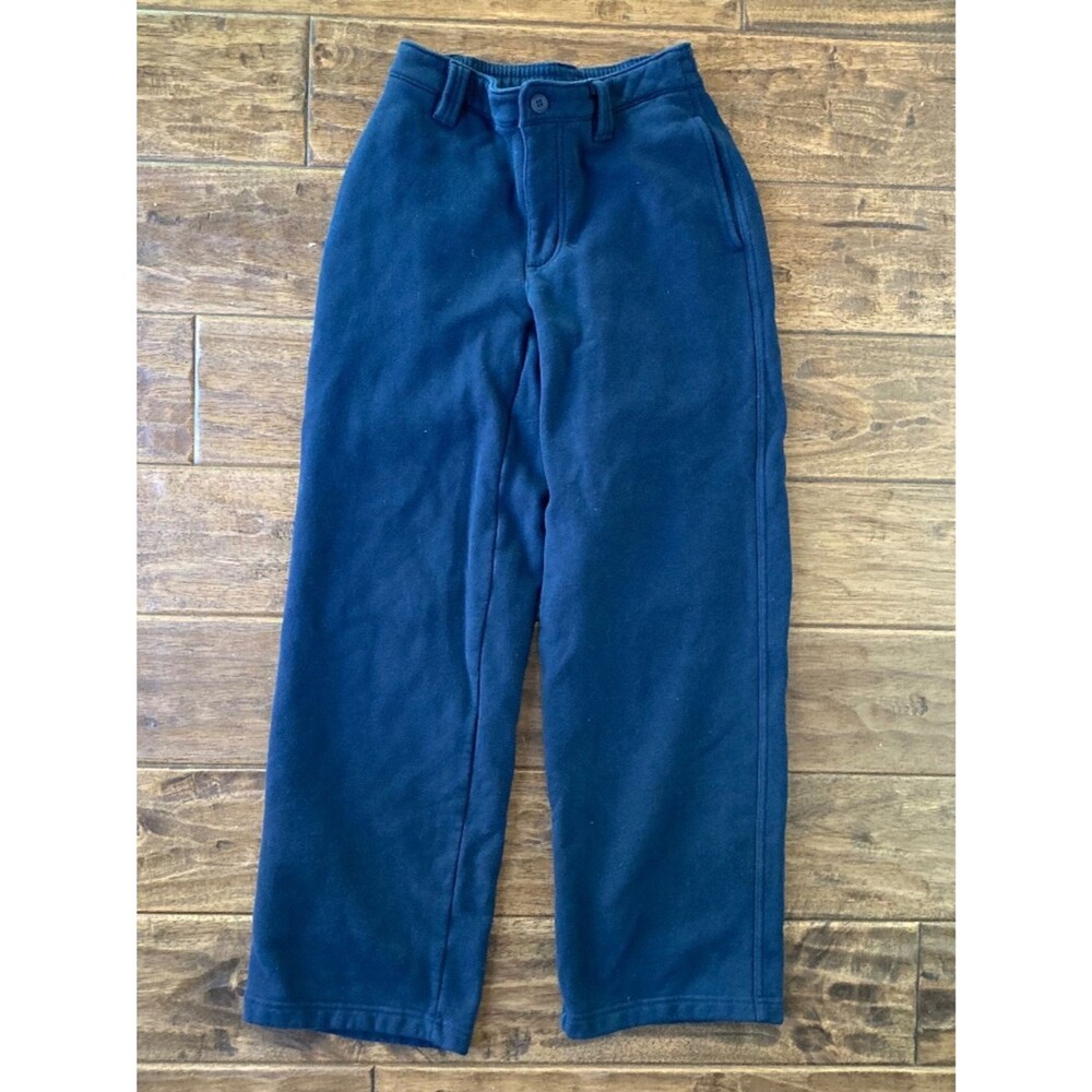 Aritzia Boyfriend Fit Cozy Fleece Sweatsfleece XS Navy Wide Leg Travel Comfort